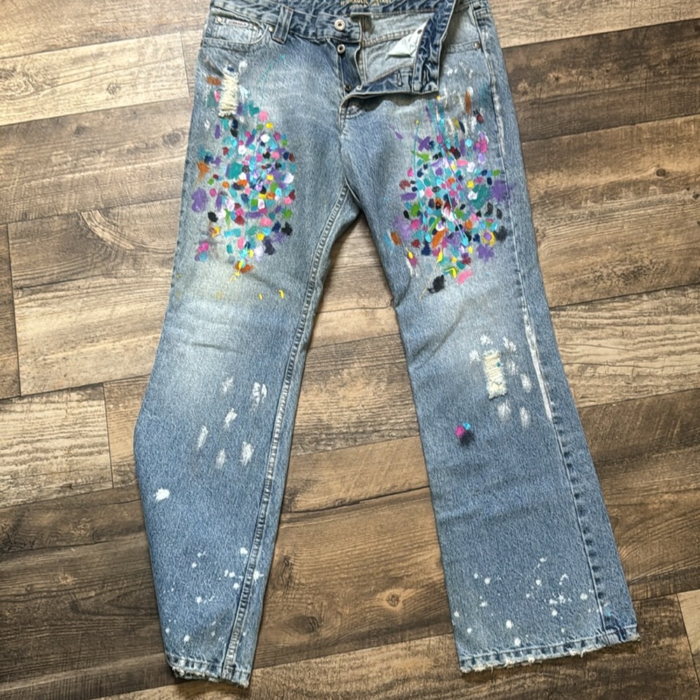 Sz 13/14 Custom painted streetwear OOAK